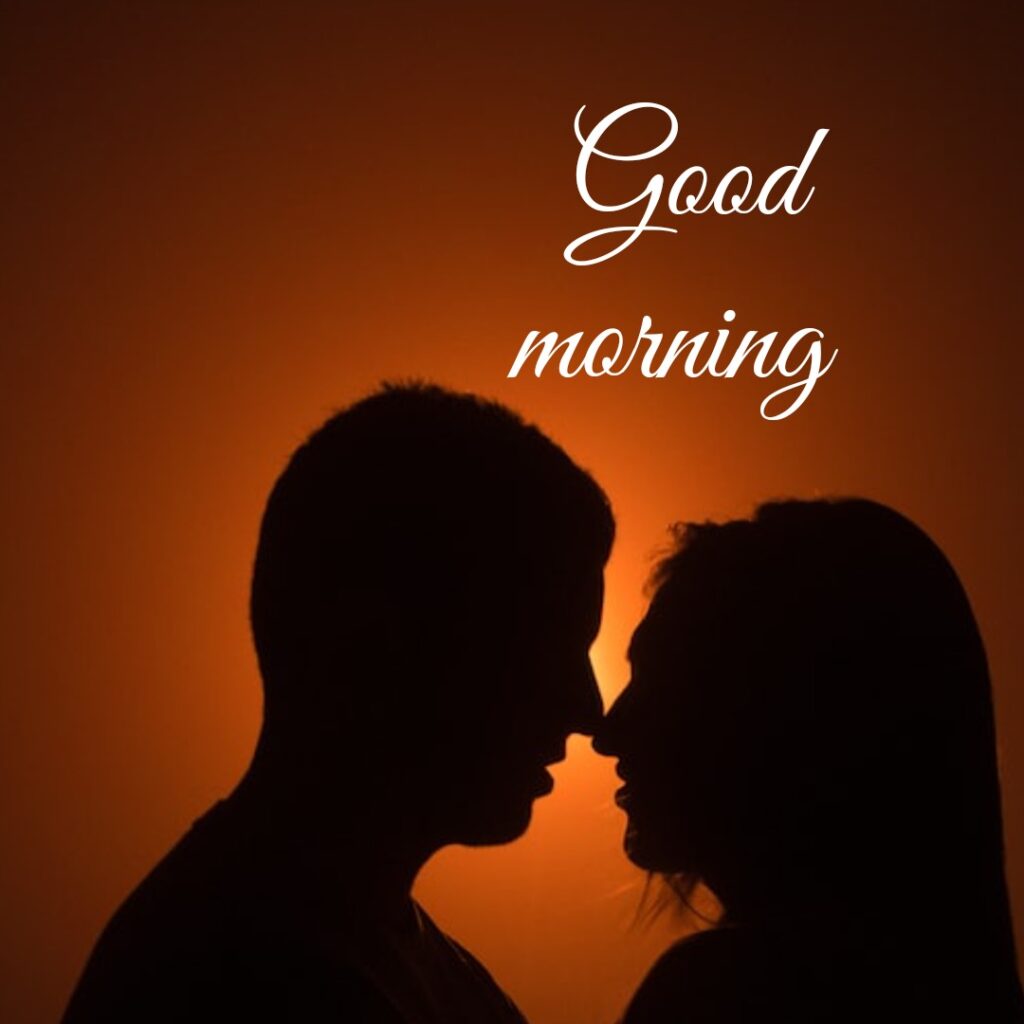A beautiful couple in sunrising time looking like a lovely good morning images