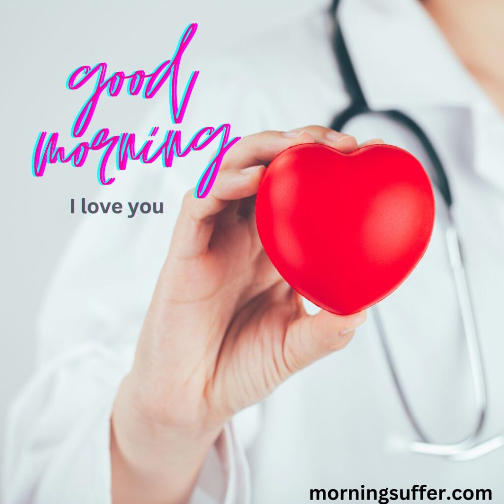 A beautiful heart in hand looking like a good morning heart images