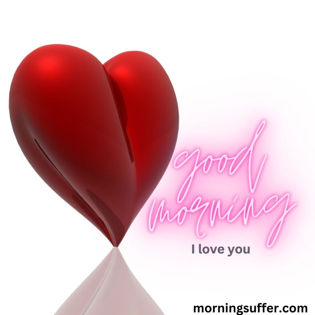 A beautiful heart looking like a good morning heart images