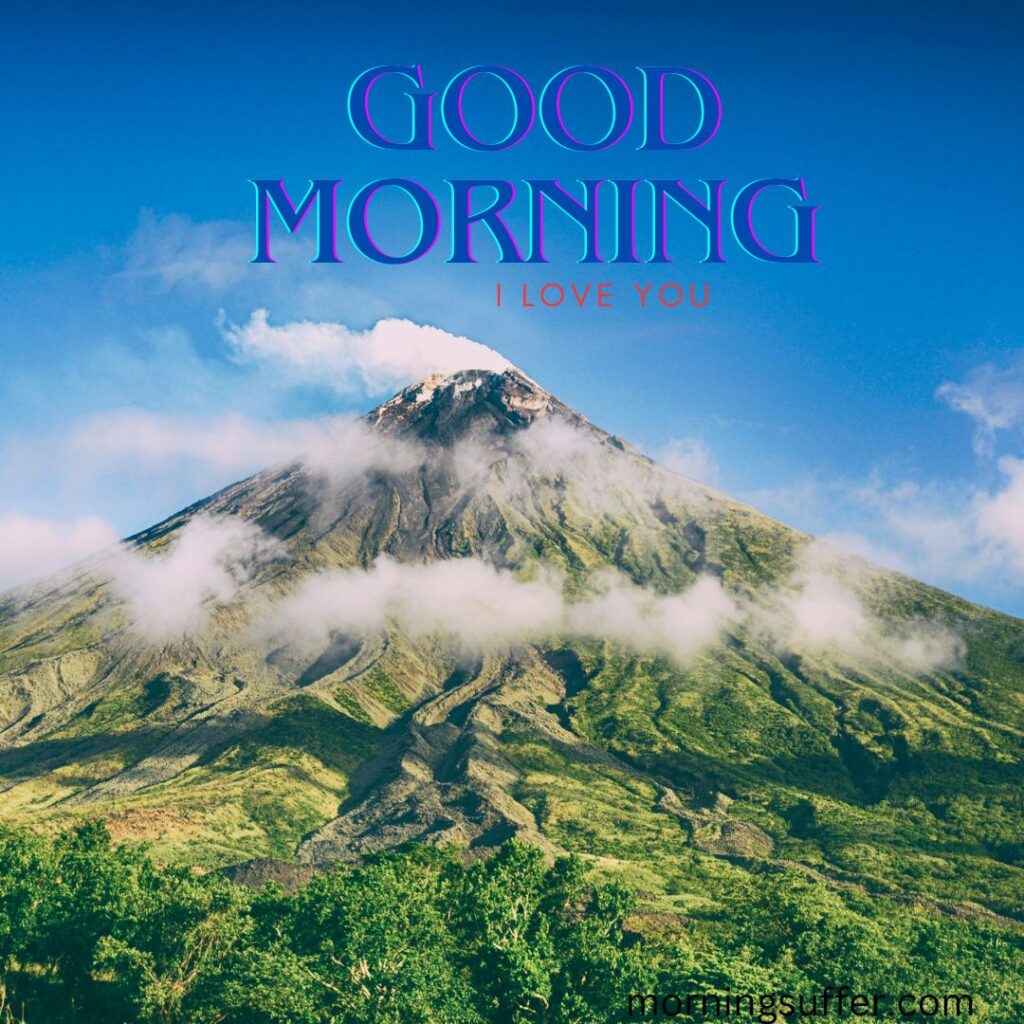 A mountain nature in the morning looking like a good morning images free download