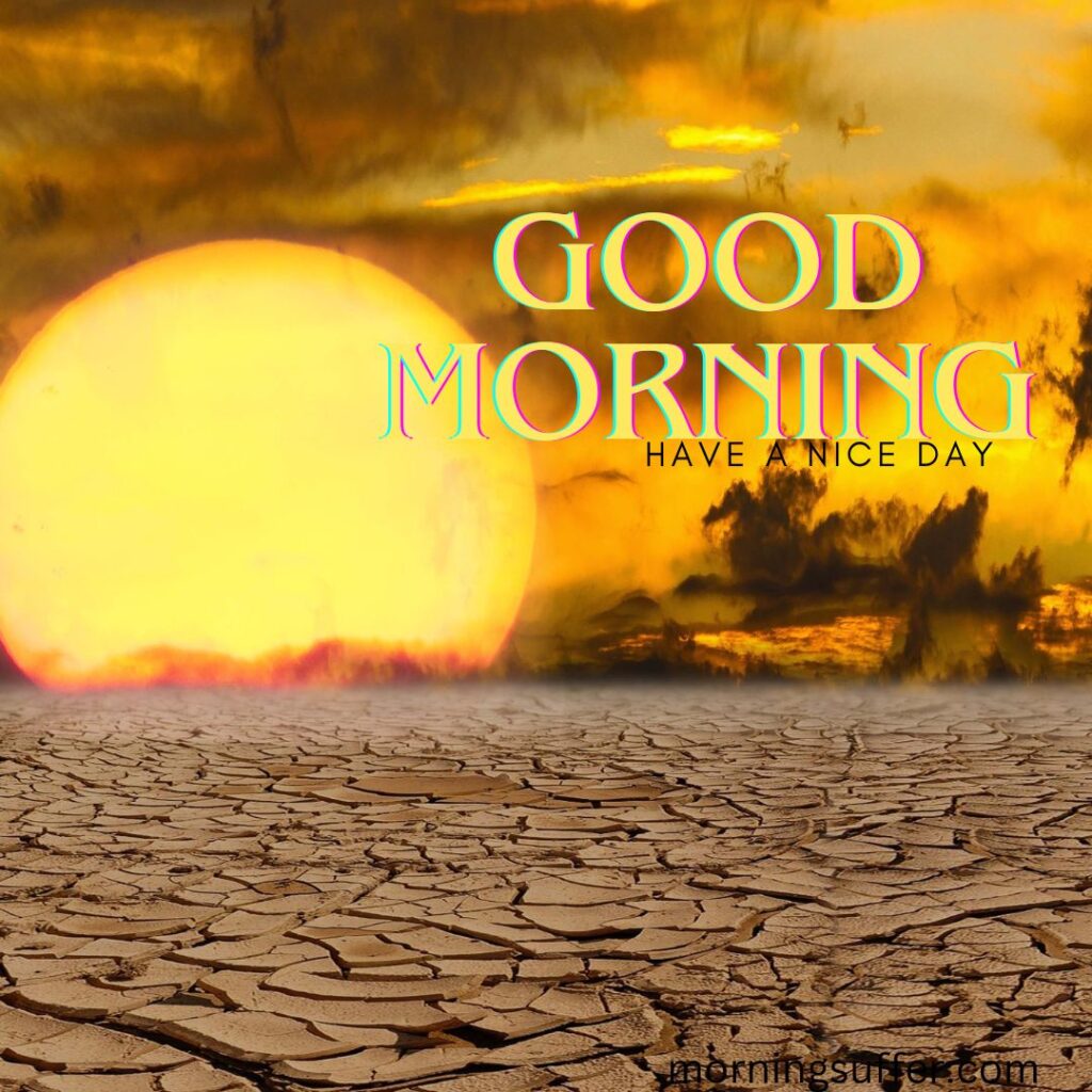 A sun is rising in the morning looking like a good morning images free download